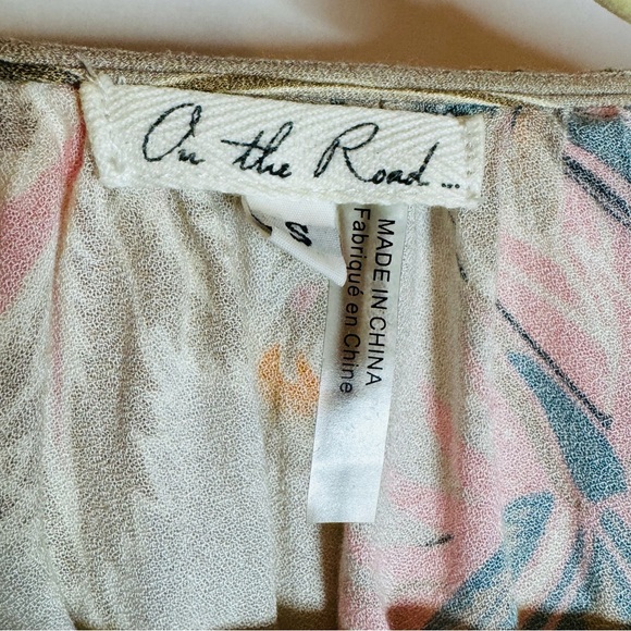 On the Road Floral Boho Hippie Chic Maxi Dress, Breathes & Flows, Size Small - Picture 2 of 15